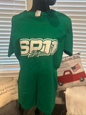 SP11 Graphic Short Sleeve Tee in Green for Kids